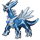 A sprite of dialga from the Diamond variant of the game.