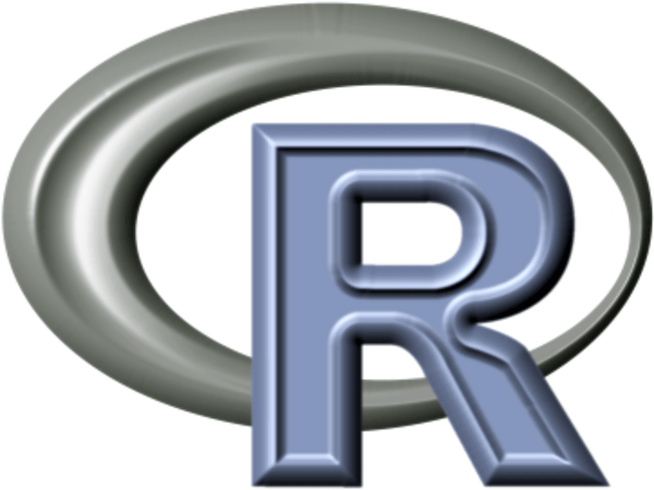 The old R logo morphs into the new R logo. The old has bevels, highlights and shadows. The new one is simpler with peak 'flat' design.
